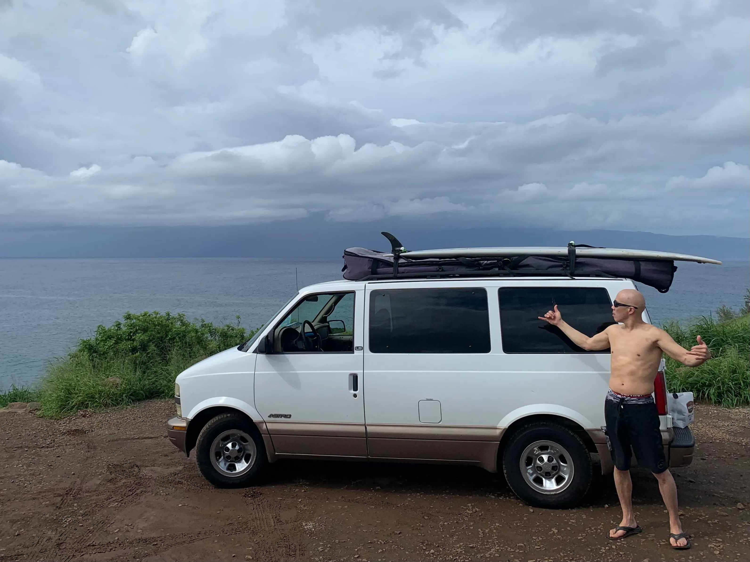 Surfing Maui
